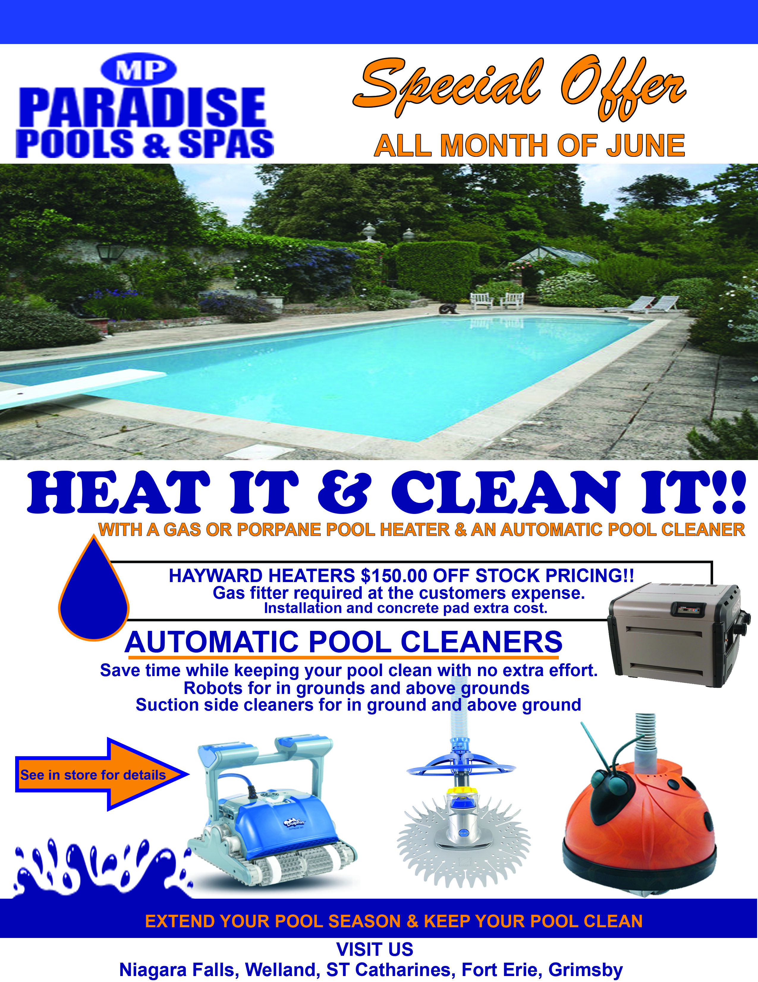 June Specials | MP Paradise Pools