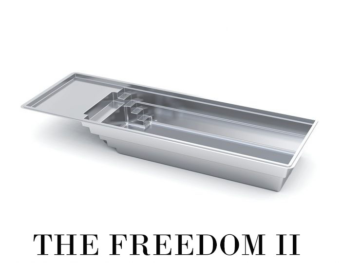 The Freedom II Fiberglass Pool