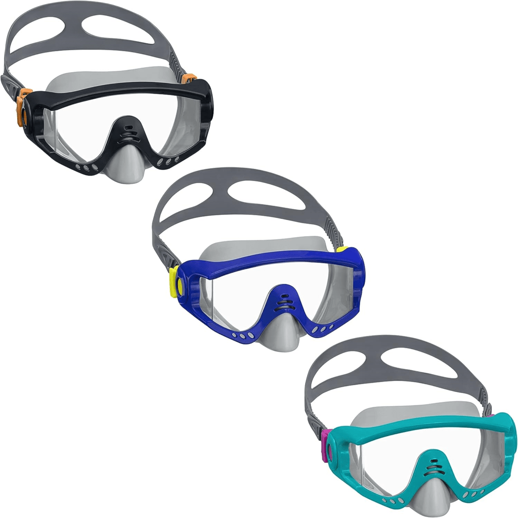 Hydro Swim 14+ Adult Scuba Tiger Beach Mask 3 Assorted Colours