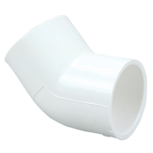 1-1/2" PVC 45 Degree Elbow Slip X Slip