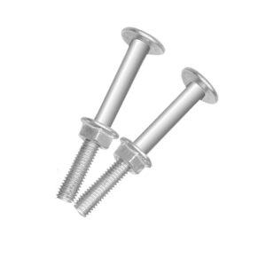 Stainless Steel Screw and Nut Set for In Ground Pool Ladder - 2 Pack