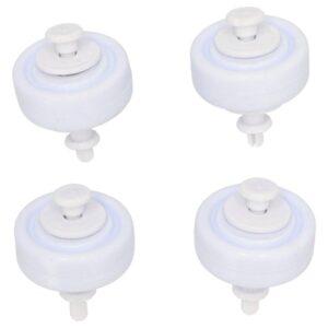 Replacement Wheels for Flexible Concrete Vacuum Head 4 Pack