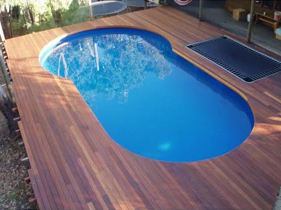 Keyhole On Ground Pool Semi In ground